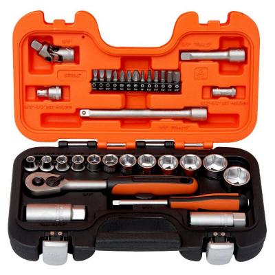 BAHCO  ASSORTIMENT DE DOUILLES 1/4+3/8"", 34 PCS, POUCE - S330AF