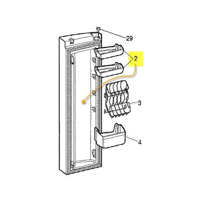 ARISTON Balconnet De Porte Pour Refrigerateur  - C00266230