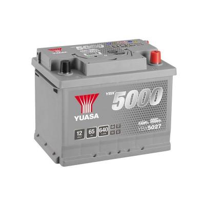 YUASA  - Batterie de d&eacute;marrage haute performance YBX5027 - Gris argent&eacute;
