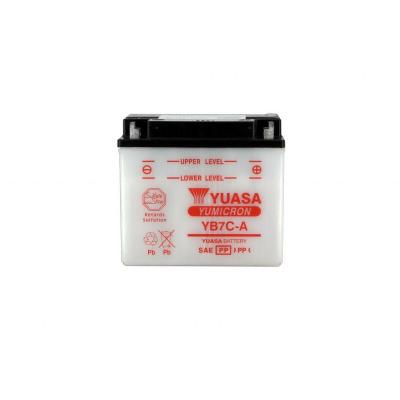YUASA Batterie 12v 8 ah yb7c-a yumicron avec entretien (lg130xl90xh114)