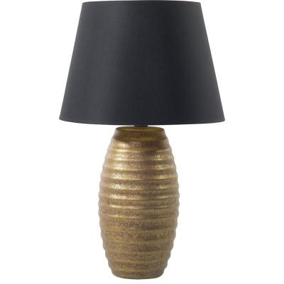 BELIANI Lampe &agrave; poser polyvalente en couleur dor&eacute; m&eacute;tallique