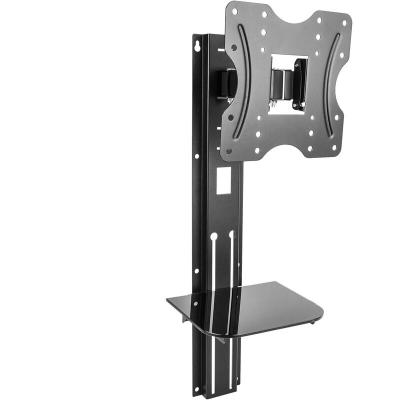 BEMATIK Support mural pour &eacute;cran de TV de 23 &agrave; 42 compatible VESA-100/200 with tray avec plateau