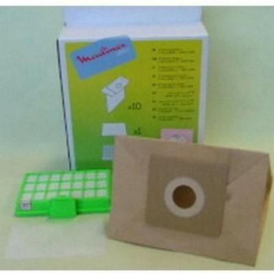 MOULINEX Boite de 10 sacs + 1 filtre hepa - Aspirateur (MT000101 )