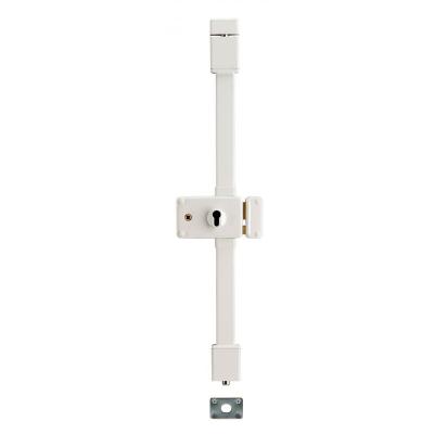 THIRARD Serrure horizontale Horga - 3 points - CP &agrave; Fouillot - Droite - Blanche - 140X88 mm - 048316