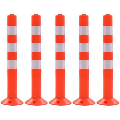 VIDAXL Borne de contr&ocirc;le du trafic 5 pcs Plastique 75 cm 