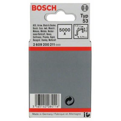 BOSCH  2609200211 Lot De 1000 Clous Fins Type 53 11,4 X 0,74 X 10 Mm