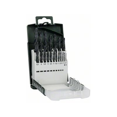BOSCH  - 2609255131 Forets &agrave; m&eacute;taux hss-r, din 338, set de 19 pi&egrave;ces