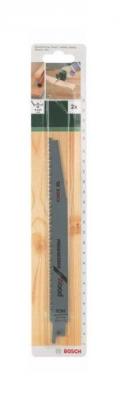 BOSCH Jeu de 2 lames de scie sabre  2609256704 Hcs 182 mm