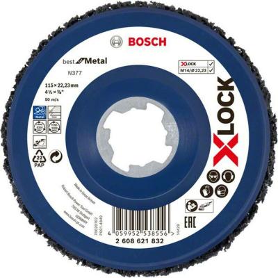 BOSCH  X-lock N377 115 Mm Metal Cleaning Disc Dor&eacute;