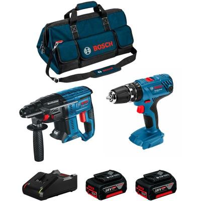JG TODOTALADROS Bosch - Kit 18V BK207BAG (gbh 18V-21 gsb 18V-21 2 x 5,0 Ah GAL18V-40 Sac)