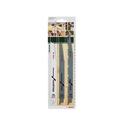 BOSCH Lames scie sabre assorties par 3 pour Scie electrique 