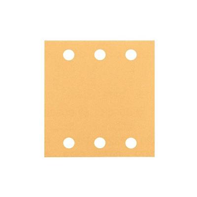 BOSCH Feuilles abrasives, set de 10 pi&egrave;ces 115 x 107 mm, 40