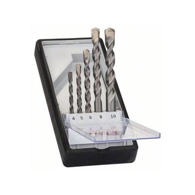 BOSCH  Silver Percussion / 2607010524 Coffret De Forets &agrave; Tige Ronde 5 Pi&egrave;ces