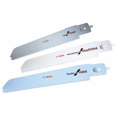 BOSCH  1 Kit De 3 Lames De Scie &Eacute;go&icirc;ne Pour Bois Et M&eacute;tal - 