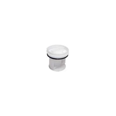 WHIRLPOOL Bouchon de pompe de vidange pour lave linge  - Blanc