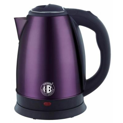 HERZBERG Bouilloire &eacute;lectrique 1.8L inox sans fil Violet   HG5011-PUR