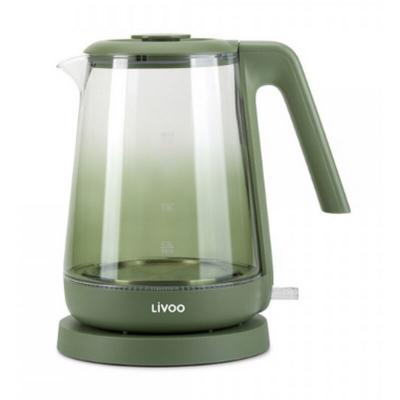 LIVOO Bouilloire -  - DOD216V - 2200 W - 17 L - Verre / Vert