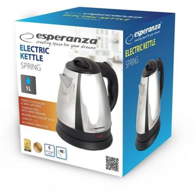 ESPERANZA Bouilloire Electrique SPRING 1 L - 1350W Inox