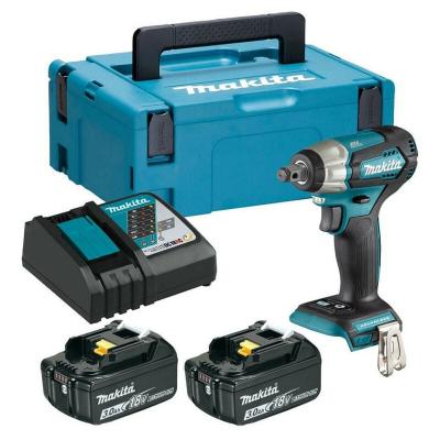 MAKITA Boulonneuse &agrave; chocs 18V LXT 180 Nm 1/2"" (2x3,0 Ah) en MAKPAC -  DTW181RFJ