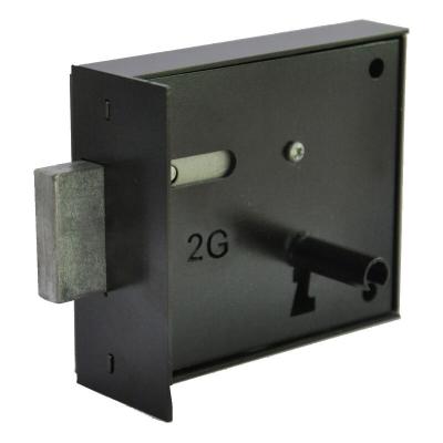BOURG  - P&egrave;ne dormant noire MC horizontale - Coffre 140 x 92 mm - droite