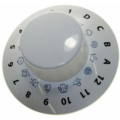 INDESIT Bouton programmateur blanc pw pour lave-linge Whirlpool C00267555