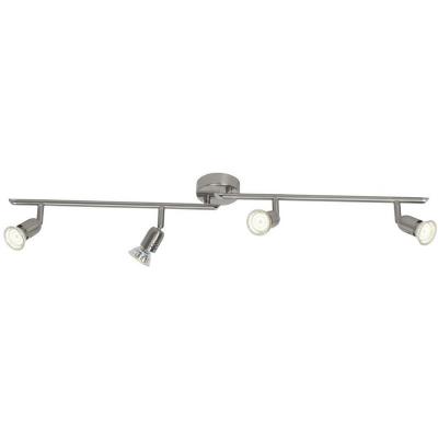 BRILLIANT  G28832/13 Plafonnier Barre Acier 4 x GU10 2,5 W LED M&eacute;tal Argent