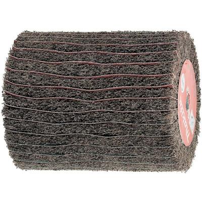 MAKITA  - Brosse texture abrasive et lamelles papier abrasif - Grain : 80