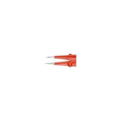 KNIPEX Brucelles haute pr&eacute;cision VDE pointues droites 130mm  1 PCS