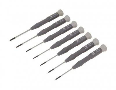 C.K  T4874X Jeu de 7 tournevis six pans