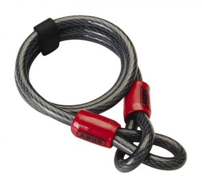 ABUS  cobra 10 200 antivol c&acirc;ble &agrave; boucle noir 200 cm