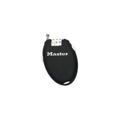MASTER LOCK  Antivol &agrave; C&acirc;ble Retractable 3 Digit Lock 4 Units