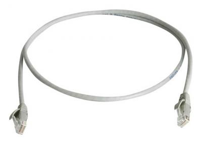 TELEGARTNER Teleg&auml;rtner - Cordon de raccordement - RJ-45 (M) pour RJ-45 (M) - 1.5 m - UTP - CAT 5e - gris