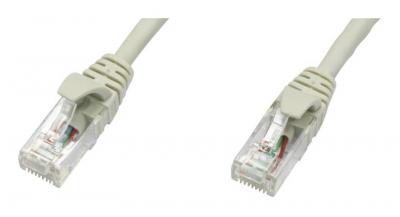 Teleg&auml;rtner 100008185 RJ45 C&acirc;ble r&eacute;seau, c&acirc;ble patch CAT 5e U/UTP 1.00 m gris ignifuge 1 pc(s)