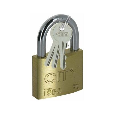 ISEO  Cadenas CITY 70 - Laiton, 2 cl&eacute;s