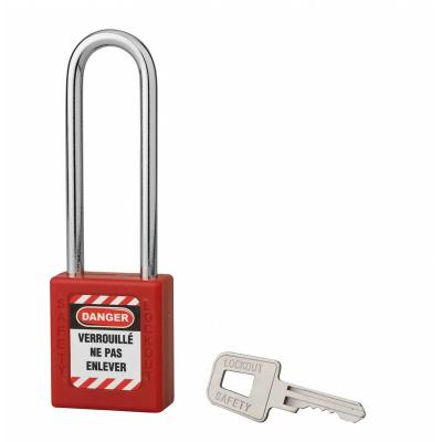 THIRARD  - Cadenas 40 mm anse acier &Oslash; 6 X 76 mm ROUGE