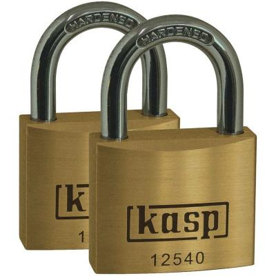 KASP Cadenas  K12550D2 or-jaune avec serrure &agrave; cl&eacute;