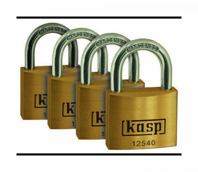 KASP Cadenas  K12520D4 or-jaune avec serrure &agrave; cl&eacute;