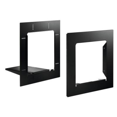 DECAYEUX Cadres d'encastrement profil + pour bo&icirc;te aux lettres steelbox - noir ral 9005