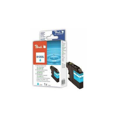 PEACH Cartouche d'encre cyan xl, Brother LC-125XL Comp. (PI500-88) - 