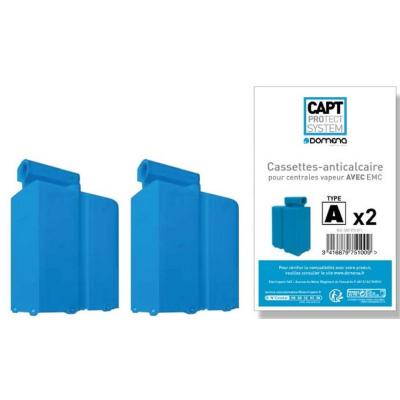 DOMENA Cassettes 2 anti calcaire pour centrale vapeur