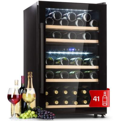 KLARSTEIN Barossa 40 Duo Cave &agrave; vin, 2 zones, 41 bouteilles, porte en verre 