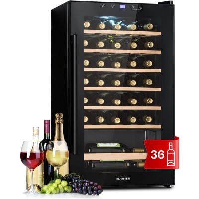 KLARSTEIN  barossa 32 uno cave &agrave; vin de service 1 zone 95l 36 bouteilles &eacute;cran tactile noir 