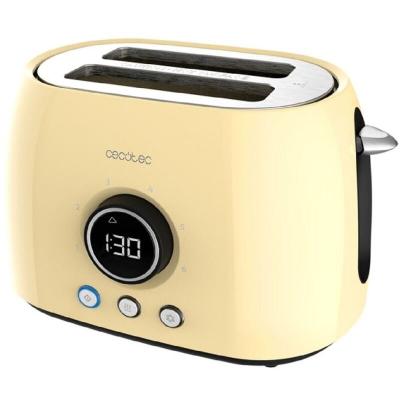 CECOTEC Grille-pain vertical classictoast 8000 yellow double