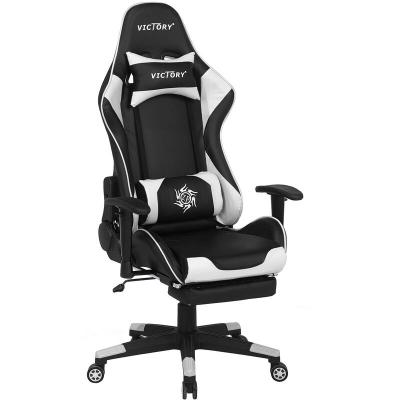 BELIANI Si&egrave;ge De Gaming Victory Cuir Pu Blanc 