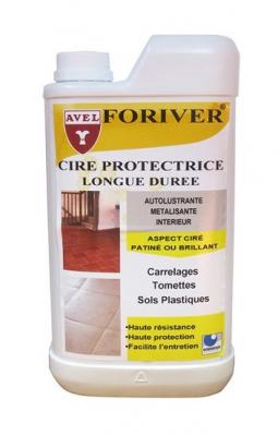 AVEL Cire protectrice foriver carrelage, tomettes, sol plastique - 1 L