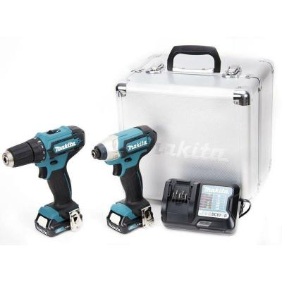 MAKITA Combopack 12V (2x1,5 ah) perceuse (DF33D) et visseuse &agrave; chocs (TD110DZ) -  CLX224X