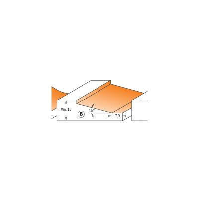 CMT 990.502.11 Coupe-Porte Horizontal C/cusc.hm S=12 D=82.5x15 (B)