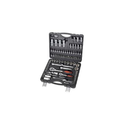 RIBITECH Coffret cl&eacute;s &agrave; douilles PRO chrome vanadium 94 pi&egrave;ces