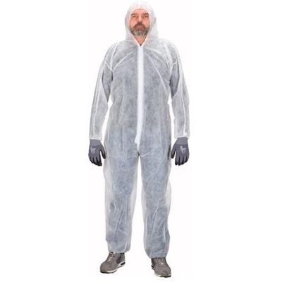 MP HYGIENE Combinaison blanche jetable - Taille XL - 