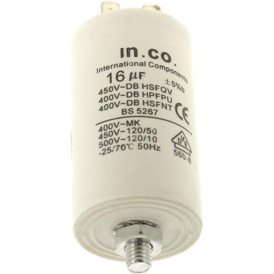 IGNIS Condensateur 16&micro;f 400v pour Lave-linge Whirlpool